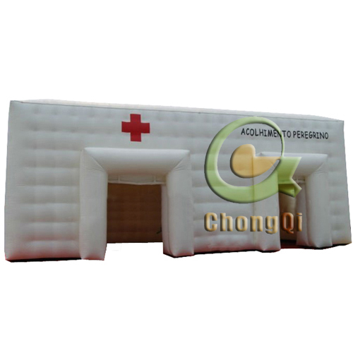 Inflatable medical tents